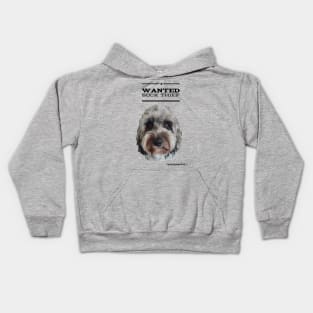 Cockapoo / Doodle Dog Sock Thief Kids Hoodie